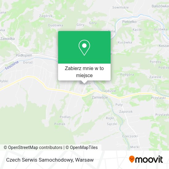 Mapa Czech Serwis Samochodowy