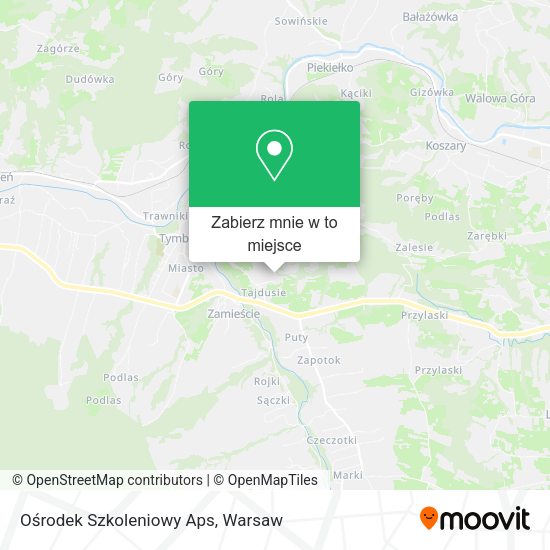 Mapa Ośrodek Szkoleniowy Aps