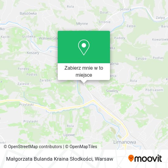 Mapa Małgorzata Bulanda Kraina Słodkości