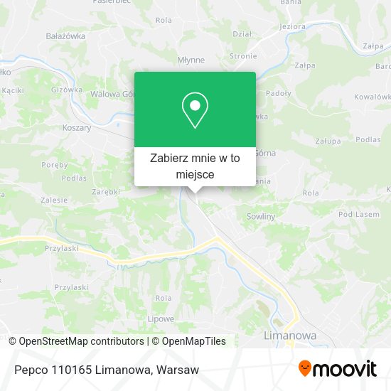 Mapa Pepco 110165 Limanowa