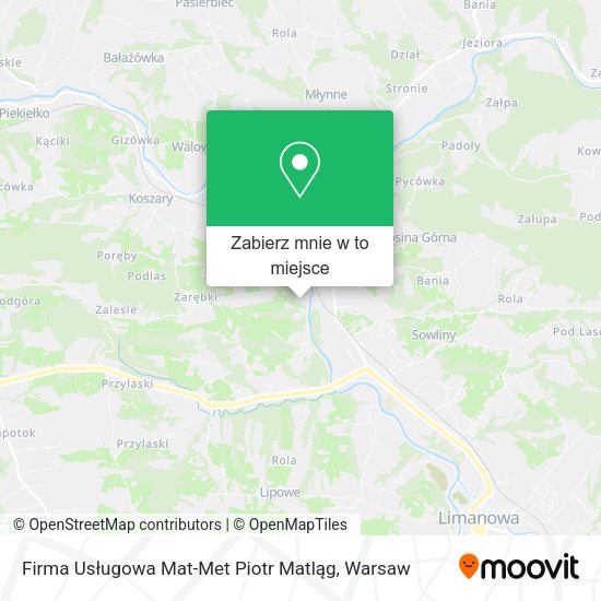 Mapa Firma Usługowa Mat-Met Piotr Matląg