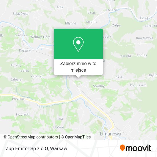 Mapa Zup Emiter Sp z o O