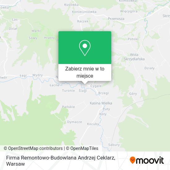 Mapa Firma Remontowo-Budowlana Andrzej Ceklarz