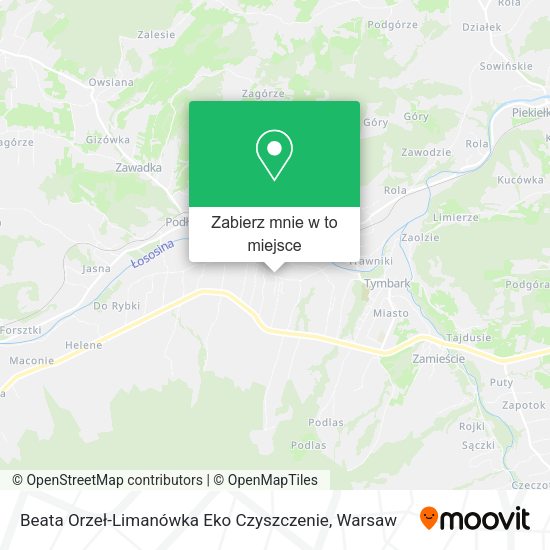 Mapa Beata Orzeł-Limanówka Eko Czyszczenie