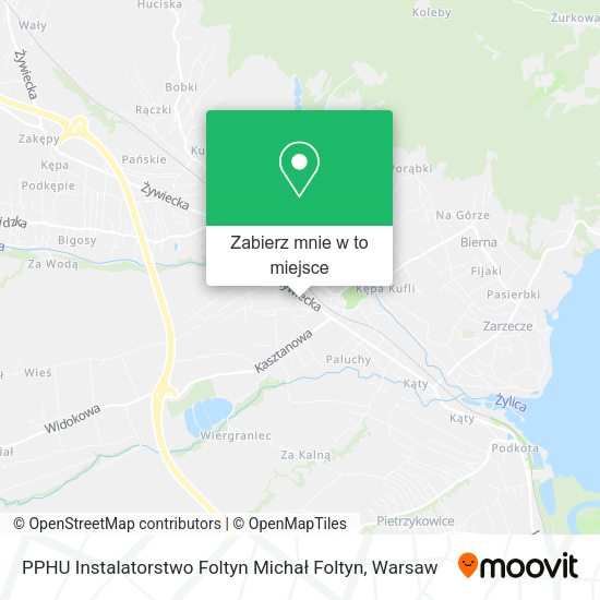 Mapa PPHU Instalatorstwo Foltyn Michał Foltyn