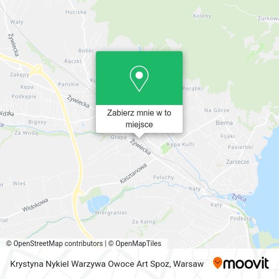 Mapa Krystyna Nykiel Warzywa Owoce Art Spoz