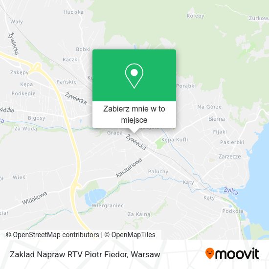 Mapa Zaklad Napraw RTV Piotr Fiedor