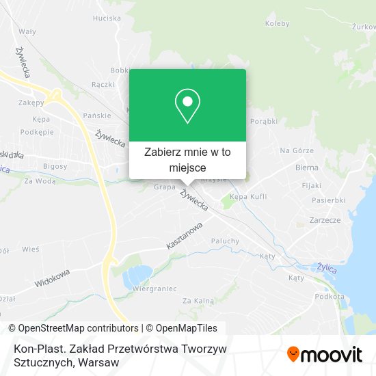 Mapa Kon-Plast. Zakład Przetwórstwa Tworzyw Sztucznych