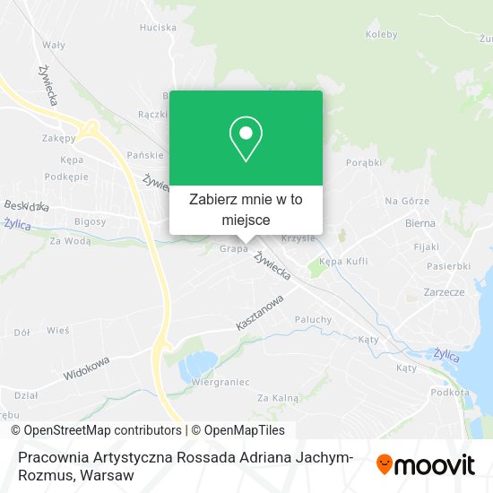 Mapa Pracownia Artystyczna Rossada Adriana Jachym-Rozmus