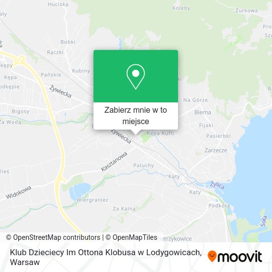 Mapa Klub Dzieciecy Im Ottona Klobusa w Lodygowicach