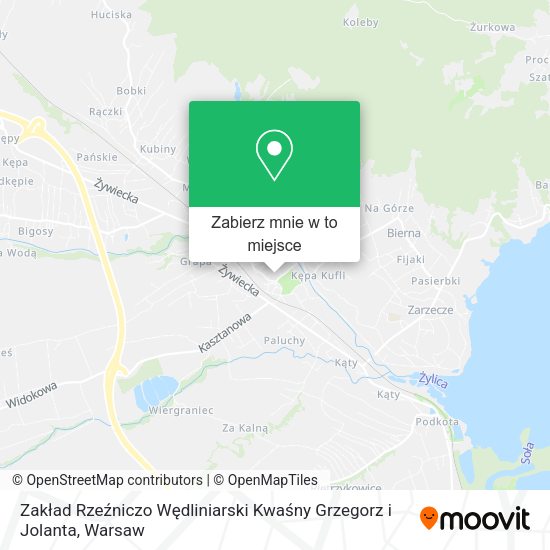 Mapa Zakład Rzeźniczo Wędliniarski Kwaśny Grzegorz i Jolanta