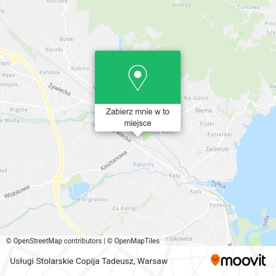 Mapa Usługi Stolarskie Copija Tadeusz