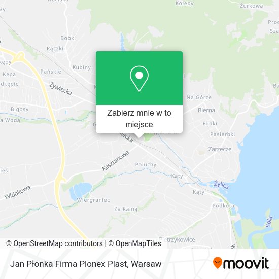 Mapa Jan Płonka Firma Plonex Plast