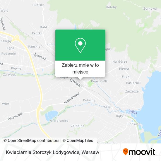 Mapa Kwiaciarnia Storczyk Łodygowice