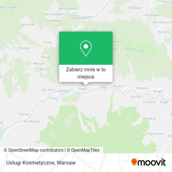 Mapa Usługi Kosmetyczne