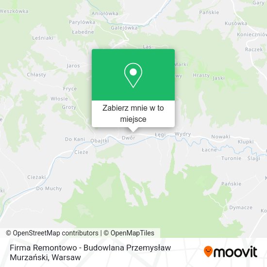 Mapa Firma Remontowo - Budowlana Przemysław Murzański