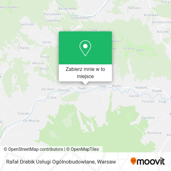 Mapa Rafał Drabik Usługi Ogólnobudowlane