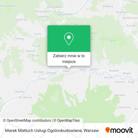 Mapa Marek Matluch Usługi Ogólnobudowlane