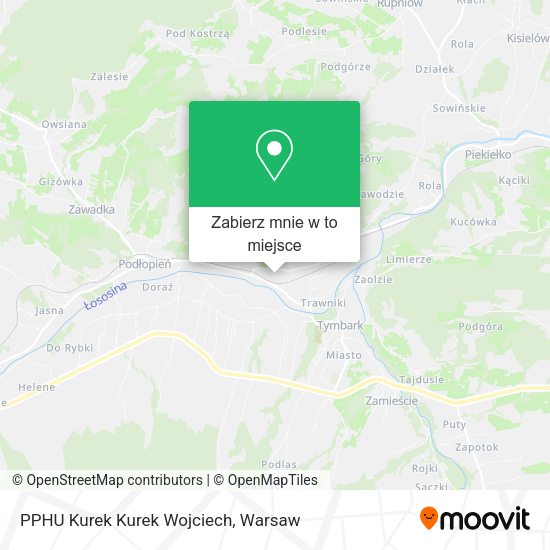 Mapa PPHU Kurek Kurek Wojciech