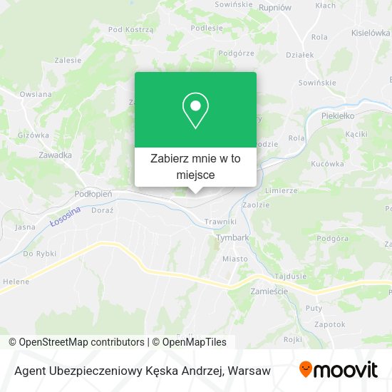 Mapa Agent Ubezpieczeniowy Kęska Andrzej