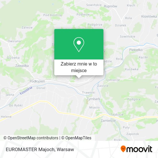 Mapa EUROMASTER Majoch