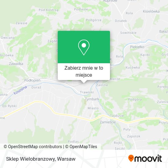 Mapa Sklep Wielobranzowy