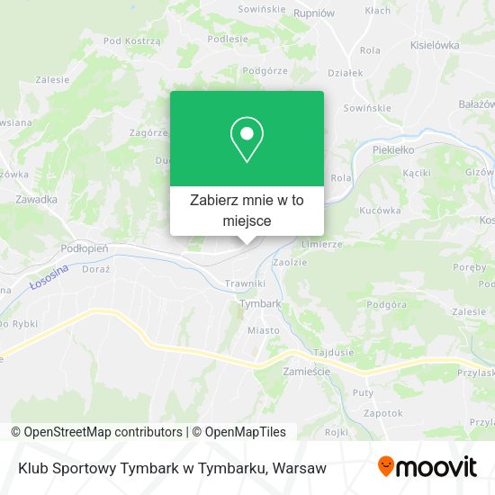 Mapa Klub Sportowy Tymbark w Tymbarku