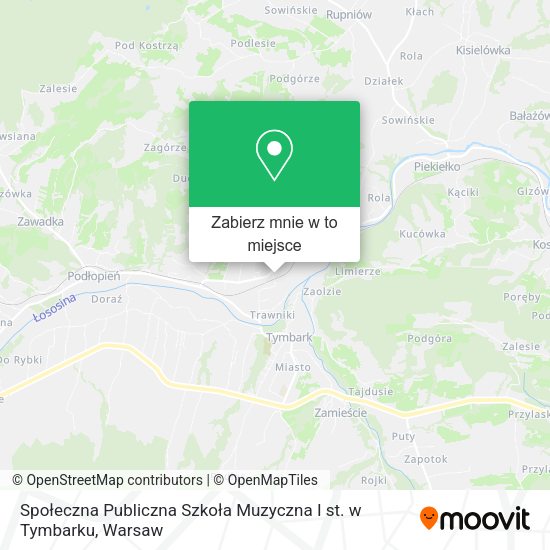 Mapa Społeczna Publiczna Szkoła Muzyczna I st. w Tymbarku