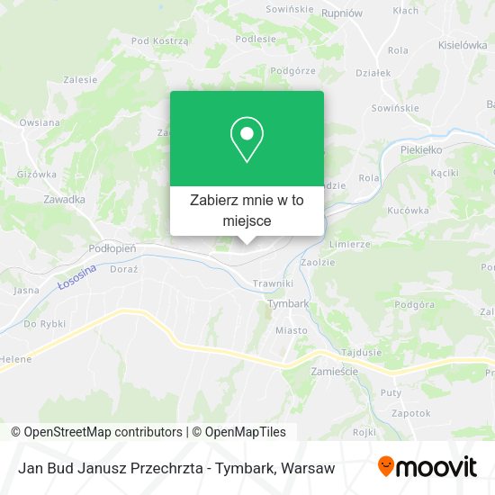 Mapa Jan Bud Janusz Przechrzta - Tymbark