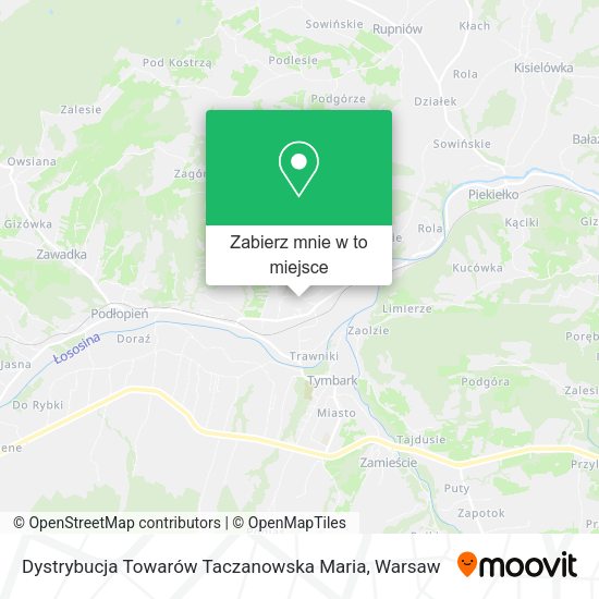 Mapa Dystrybucja Towarów Taczanowska Maria