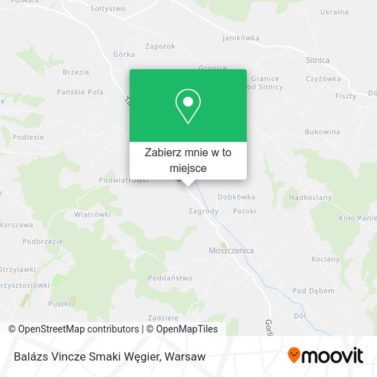 Mapa Balázs Vincze Smaki Węgier