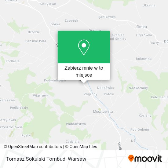 Mapa Tomasz Sokulski Tombud