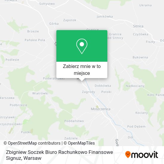 Mapa Zbigniew Soczek Biuro Rachunkowo Finansowe Signuz