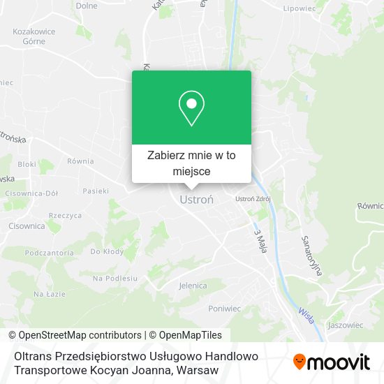 Mapa Oltrans Przedsiębiorstwo Usługowo Handlowo Transportowe Kocyan Joanna