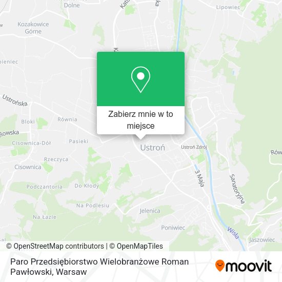 Mapa Paro Przedsiębiorstwo Wielobranżowe Roman Pawłowski