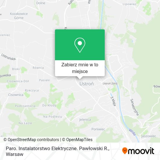 Mapa Paro. Instalatorstwo Elektryczne. Pawłowski R.