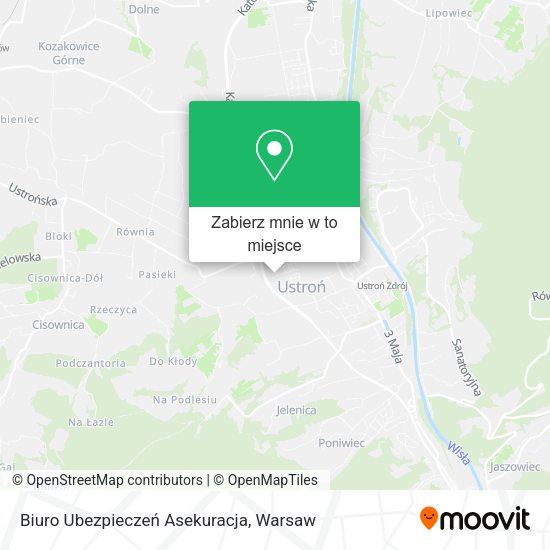 Mapa Biuro Ubezpieczeń Asekuracja