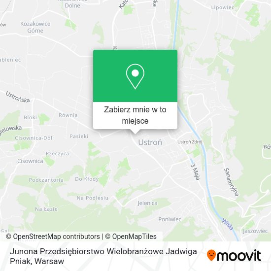 Mapa Junona Przedsiębiorstwo Wielobranżowe Jadwiga Pniak