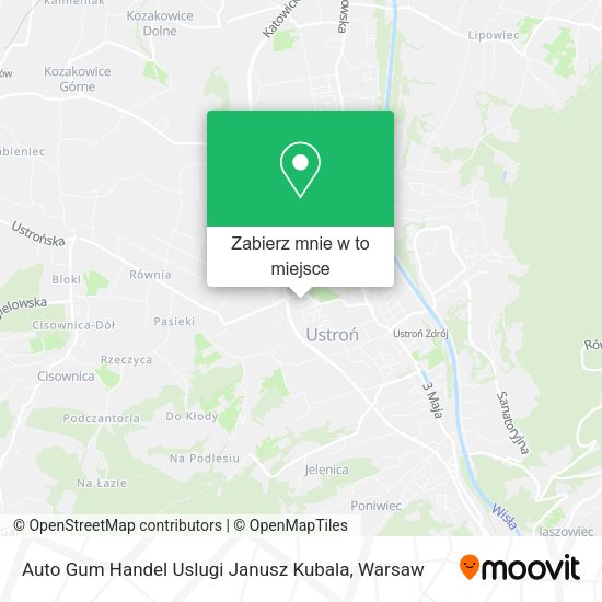 Mapa Auto Gum Handel Uslugi Janusz Kubala