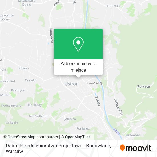 Mapa Dabo. Przedsiębiorstwo Projektowo - Budowlane