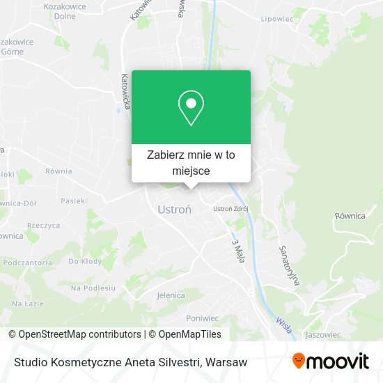 Mapa Studio Kosmetyczne Aneta Silvestri