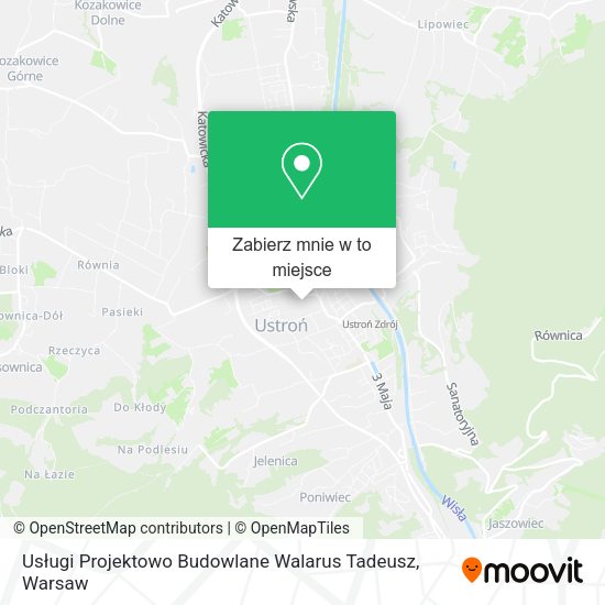 Mapa Usługi Projektowo Budowlane Walarus Tadeusz