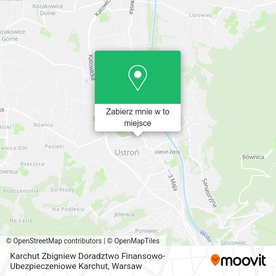 Mapa Karchut Zbigniew Doradztwo Finansowo-Ubezpieczeniowe Karchut