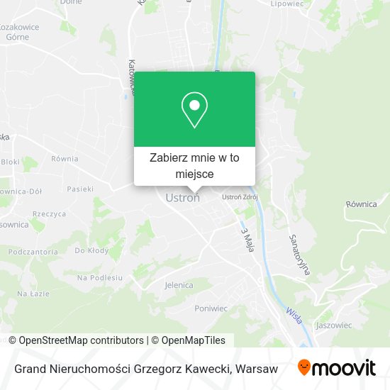 Mapa Grand Nieruchomości Grzegorz Kawecki