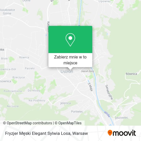 Mapa Fryzjer Męski Elegant Sylwia Losa