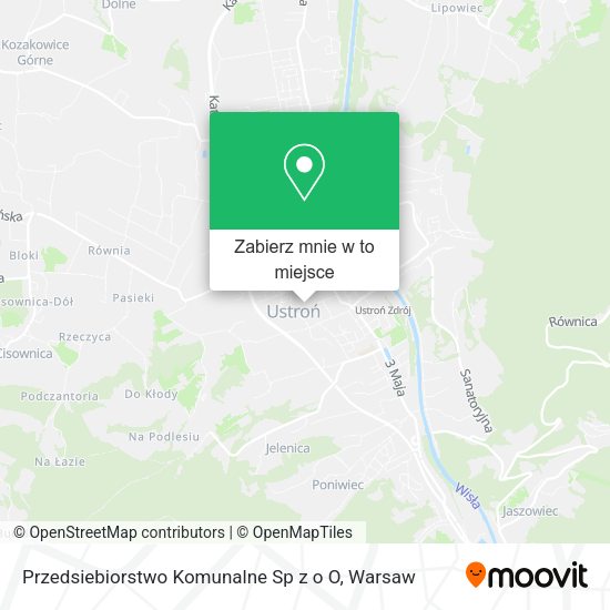 Mapa Przedsiebiorstwo Komunalne Sp z o O