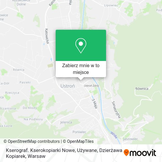 Mapa Kserograf. Kserokopiarki Nowe, Używane, Dzierżawa Kopiarek