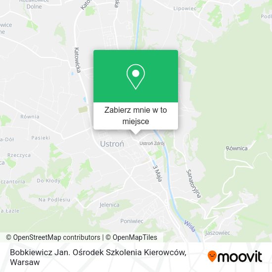 Mapa Bobkiewicz Jan. Ośrodek Szkolenia Kierowców