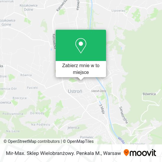 Mapa Mir-Max. Sklep Wielobranżowy. Penkala M.