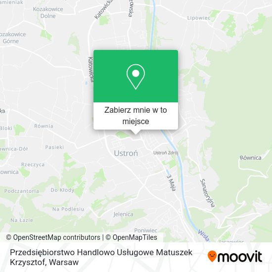 Mapa Przedsiębiorstwo Handlowo Usługowe Matuszek Krzysztof